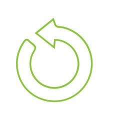 Recycle sign set icon