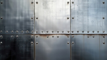 Shiny steel metal texture background.