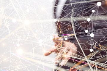 conference Digital Network and data concept 3d