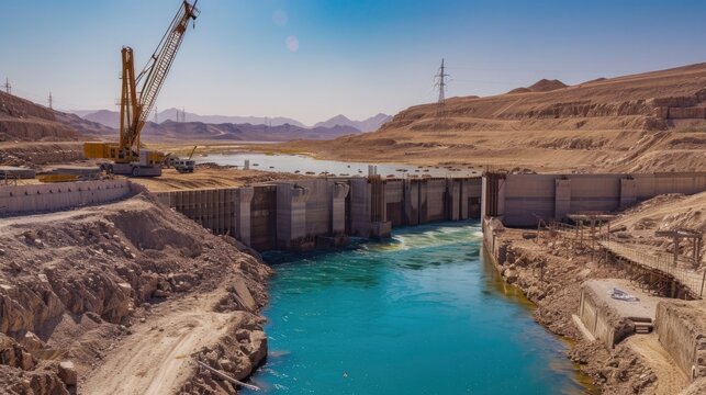 Dams are being constructed for hydroelectric projects
