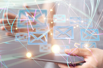 mail communication support contact concept service