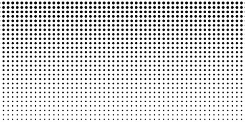 Background with monochrome dotted texture. Polka dot pattern template. Background with black dots - stock vector  dots basic