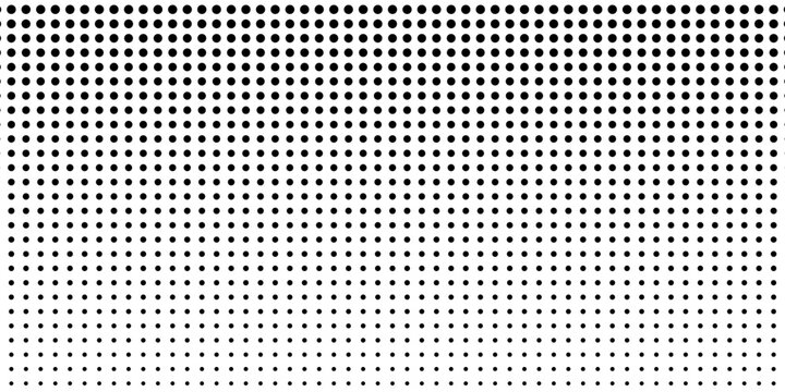 Background with monochrome dotted texture. Polka dot pattern template. Background with black dots - stock vector  dots basic