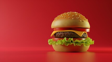 Burger illustration design