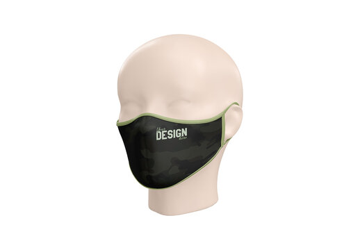 Face Mask Mockup