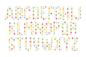 Versatile Collection of Colorful Eggs Alphabet Letters for Various Uses