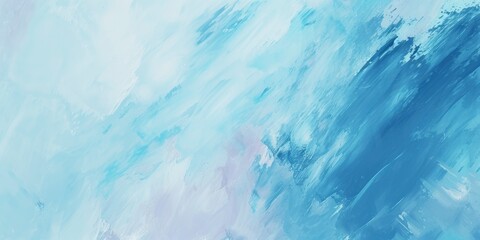 Abstract Pastel Blue Paint Brushstroke Textured Background - obrazy, fototapety, plakaty
