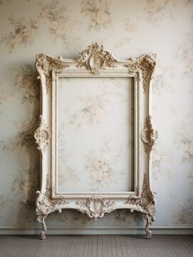 luxury baroque image frame. 