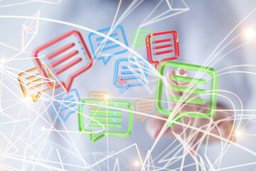 mail communication support contact concept service