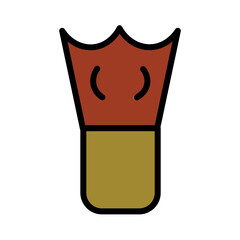 Obraz premium Water Hobby Diving Filled Outline Icon