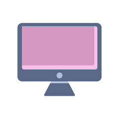 monitor icon design vector template