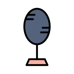 Audio Mic Record Filled Outline Icon