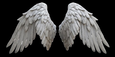 天国からの贈り物、天使の羽根,A gift from heaven, angel wings,Generative AI	