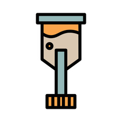 Beer Brewery Carbon Filled Outline Icon