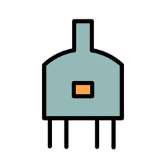 Obraz premium Brewery Juice Food Filled Outline Icon