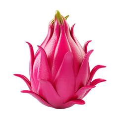 3d dragon fruit isolated on transparent background, png