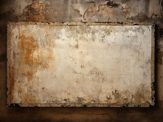 empty grunge board may be used as background. 
