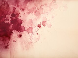 red wine stains on vintage paper background. 