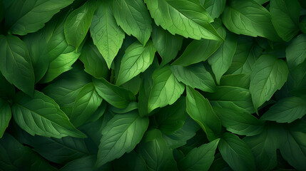 abstract leaves green nature background