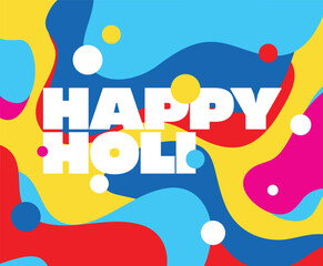 Fototapeta premium Happy Holi, Festival of Colors celebration