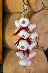 A bundle of Garlic In Transylvania 
