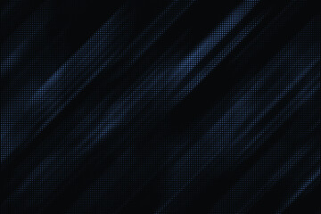 Abstract vector torn blue halftone background. Scrathed dotted texture element. Diagonal composition