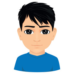 portrait of cute young boy