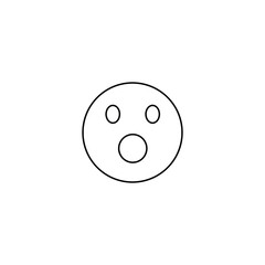  black emoticon Bold line icon. Images are a vector, editable stroke. Made with precision and an eye for quality.