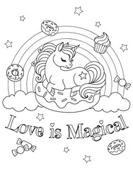 Cute happy valentine's day coloring pages for kids
