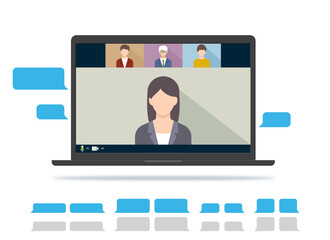 Group conference video - High resolution image