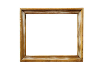 old wooden picture frame