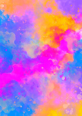 abstract watercolor background colorfull bright