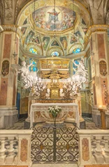 Foto op Canvas GENOVA, ITALY - MARCH 6, 2023: The Mausoleum of St. Catherine church Chiesa di Santa Caterina by Francesco Maria Schiaffino (1738). © Renáta Sedmáková
