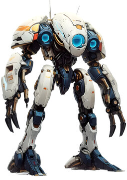 robot cyborg soldier, anime mecha battle suit