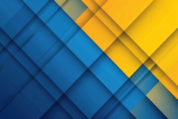 Blue and yellow gradient geometric shape background