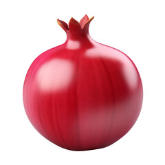 Juicy pomegranate isolated on transparent background, png