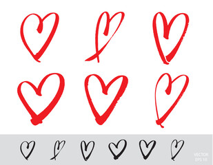 Heart Brush Vector - In High Resolution