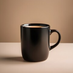 black coffee mug background