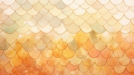 Watercolor Golden fish scales, textured background. Snake, lizard, reptile gold skin. Luxurious golden sequins. Concepts of luxury, opulence, fantasy textures, patterns, abstract design