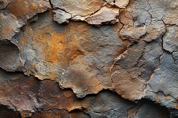 rock abstract brown wall background