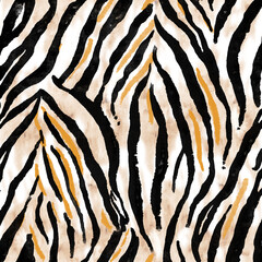 Zebra, tiger texture, animal print.