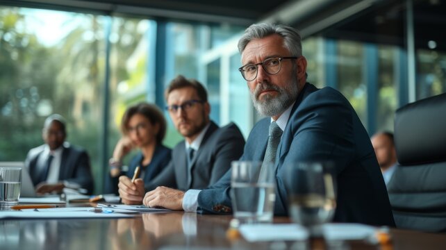 Business People In A Meeting