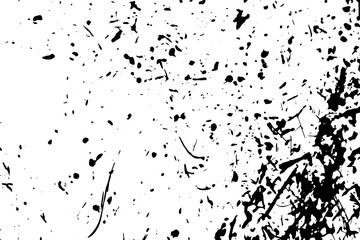 Rustic grunge vector texture with grain and stains. Abstract noise background. Weathered surface. Dirty and damaged. Detailed rough backdrop. Vector graphic illustration with transparent white. EPS10.