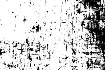 Rustic cracked texture with many cracks and scratches. Abstract background. PNG graphic illustration with transparent background.