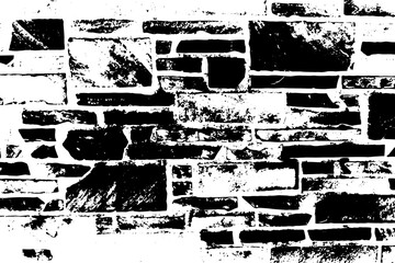 Obraz premium Rustic grunge texture with grain and stains. Abstract noise background. PNG graphic illustration with transparent background.