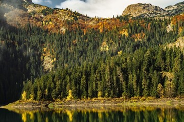 Autumn Black Lake Durmitor National Park Zabljak Montenegro 2