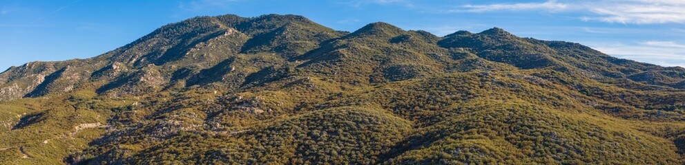 Panoramic view of Thomas mountain