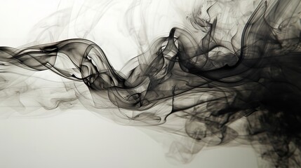 Tangled Abstract Shot: Smoke Black Smoke Shot

