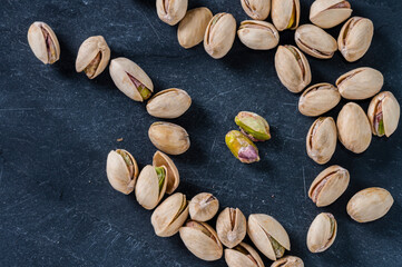 italian pistachios from Sicily studio shot