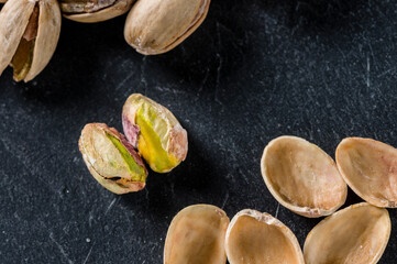 italian pistachios from Sicily studio shot
